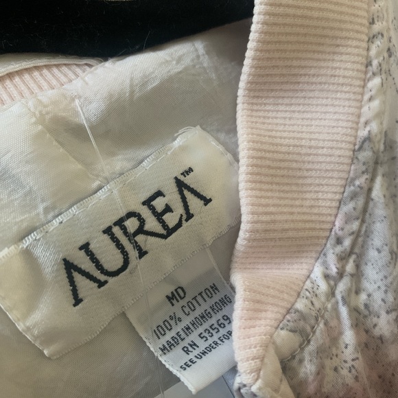 Vintage Gray Floral Bomber - Picture 4 of 4